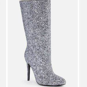 Justfab Fabulous Glitter Booties